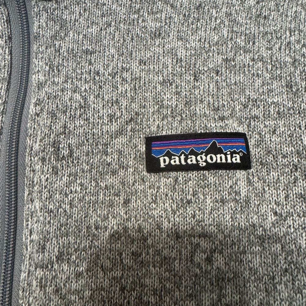 Patagonia Better Sweater 1/4 Zip Fleece Pullover Gray Medium - Picture 5 of 11